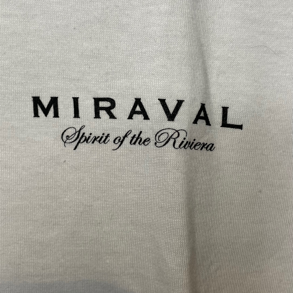 miraval t shirt men women size medium Spirit Alcohol brand sexy lady - Picture 3 of 6